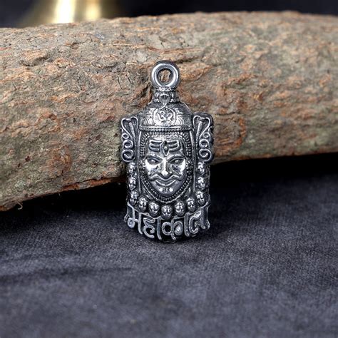 Silver Plated Mahakal Pendant for Spiritual Protection | Satvikstore.in ...
