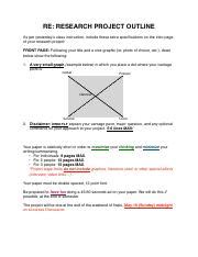 Image result for Example Research Project Outline