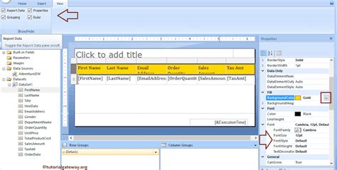 Image result for SSRS Report Builder Examples