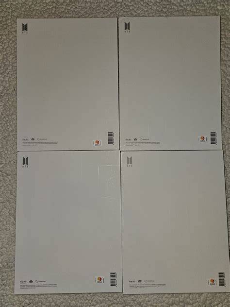 BTS Map Of The Soul 7 CD Lot 1, 2, 3, & 4 Complete Set