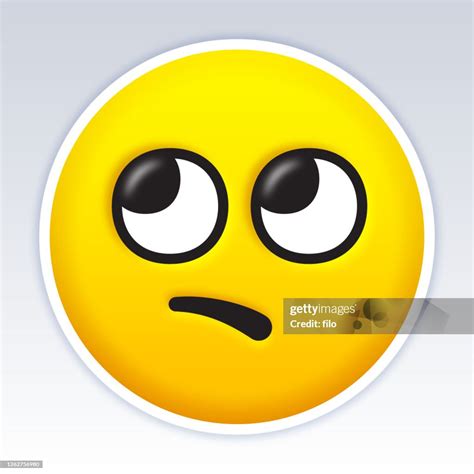 Sarcastic Eye Rolling Emoji High-Res Vector Graphic - Getty Images