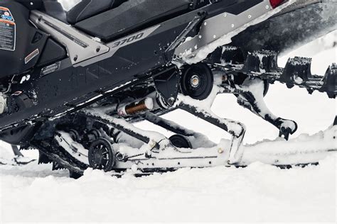 Front suspension of the 2027 Lynx Shredder RE snowmobile