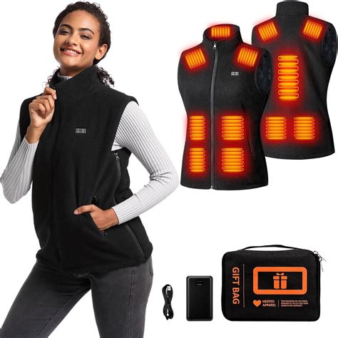 Amazon.com: LORUSAFF Heated Vest for Women with Battery Pack Included ...