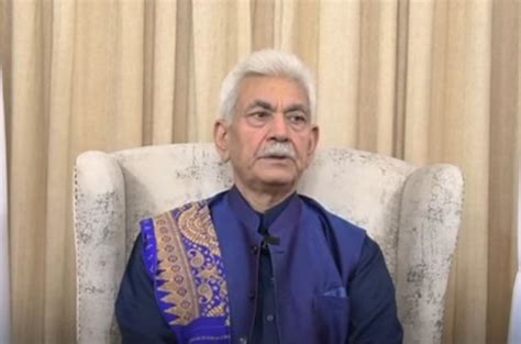 My relationship with CM Omar Abdullah is cordial : LG Manoj Sinha ; I ...