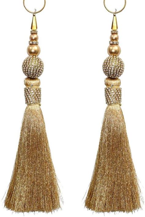 ISC Latkan Long Resham & Nag Chain Latkan Lehenga Blouse Tassle (GOLDEN ...