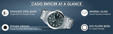 Buy Casio Enticer Men Analog Grey Dial Men's Watch - MTP-1214A-8AVDF ...