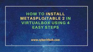 Image result for Install Metasploitable 2 VirtualBox