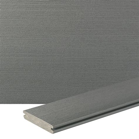 TimberTech Prime 1-in x 6-in x 16-ft Maritime Gray Grooved Composite ...