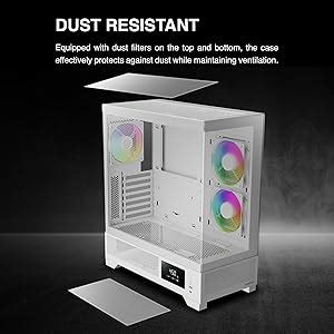 Amazon.in: Buy GAMDIAS Atlas M1 White, Mid Tower Gaming PC Case w ...