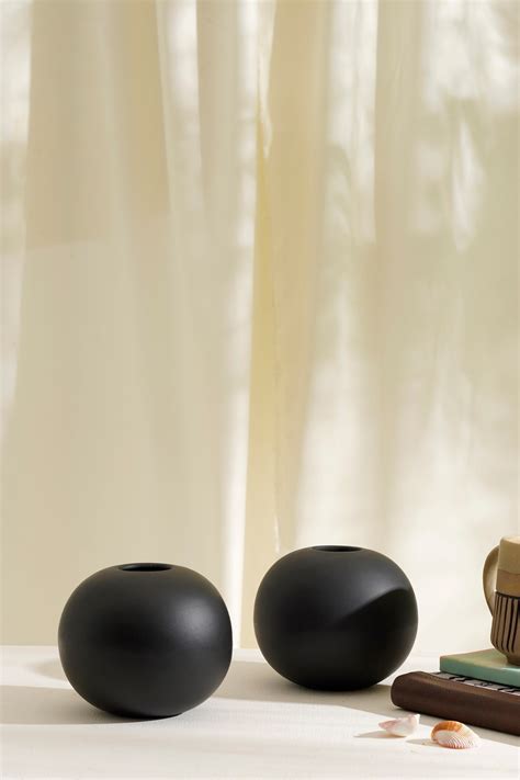 Cooee Vase Black Set of 2 – Purezento