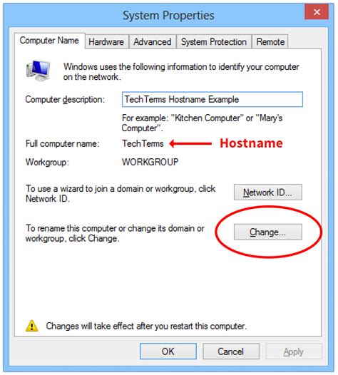Image result for Find Computer Hostname