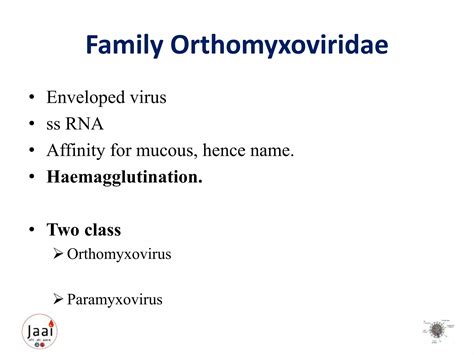 Orthomyxovirus: Dr Kamlesh Patel | PPTX