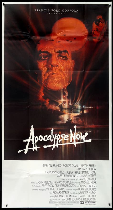 Apocalypse Now (1979) Original Three-Sheet Movie Poster - Original Film ...