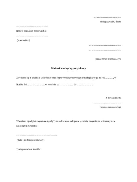 Vacation Leave Request Form - Blank Fillable Template | Fill Out, Print ...