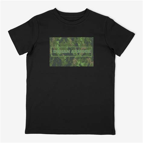 Indian Armour Camo Jet Black T-shirt – Storm Chaser