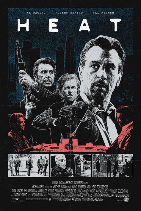 Heat (1995) Designed by me : r/MoviePosterPorn