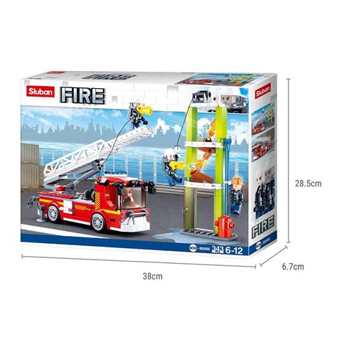 Buy Sluban Fire Engine Building Blocks For Ages 6+ Online at Best Price ...