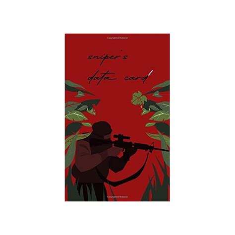 Buy sniper’s data card: Shooting Log Book,Shooting Logbook,Target ...