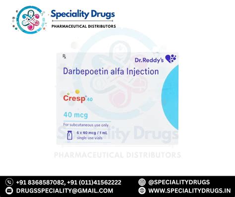 Buy Cresp 40mcg Injection from No.1 Supplier - Speciality Drugs