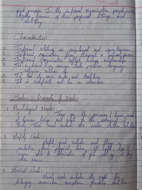 Image result for Management Notes Fancy Writing