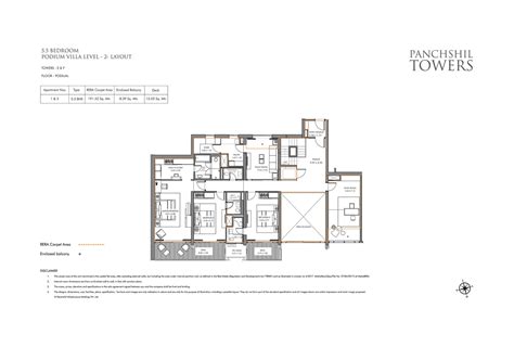 Panchshil Towers® - 3.5 & 4.5 BHK Apartments - Price, Reviews & Floor Plan