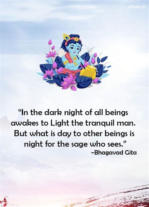Krishna Images With Bhagvad Geeta Qutoes ,Beautifull Images