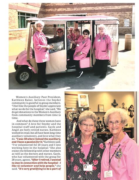 65th Anniversary for the Hospital Auxiliary - Cogdell Memorial Hospital