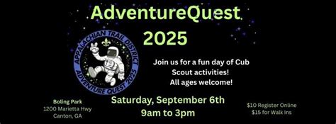 Cub AdventureQuest 2025, Boling Park, Canton, 6 September 2025 | AllEvents