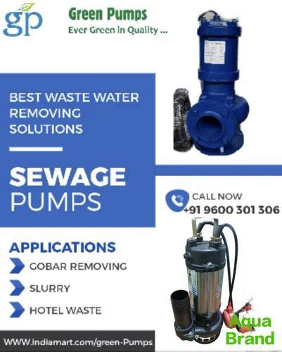 Sewage Pump - 1HP Sewage Pumps Manufacturer from Coimbatore