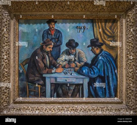 Paul Cezanne painting The Card Players, 1892, Metropolitan Museum of ...