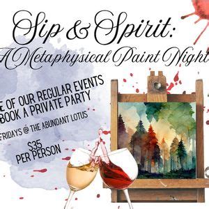 Sip & Spirit: A Metaphysical Paint Night, 1121 North Lafayette ...
