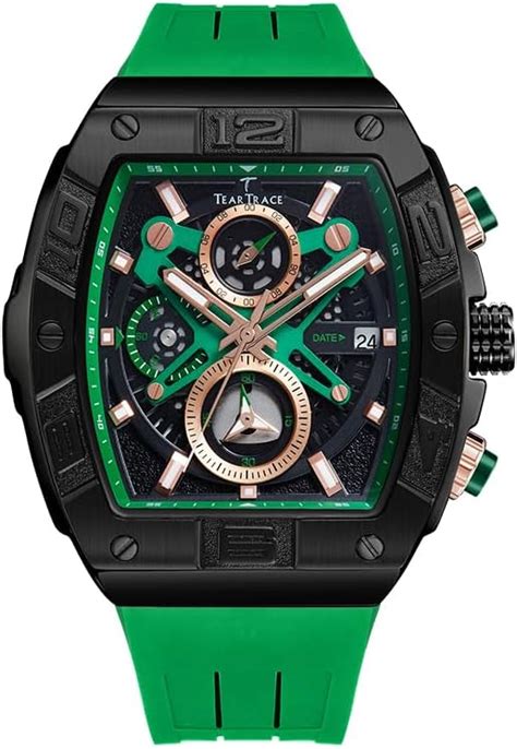 Buy TEARTRACE Men's Analog Waterproof Date Fashion Wrist Watch, Ideal ...