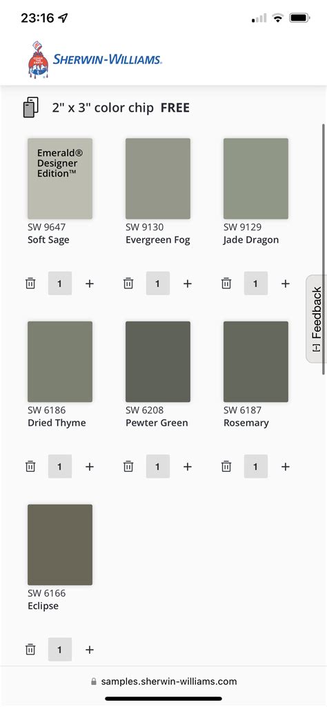 Image result for SW Color Chart