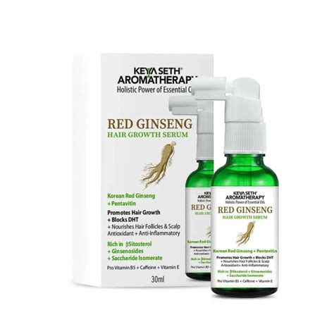 Korean Red Ginseng Hair Serum blocks DHT with Pentavitin, Caffeine, B5 ...