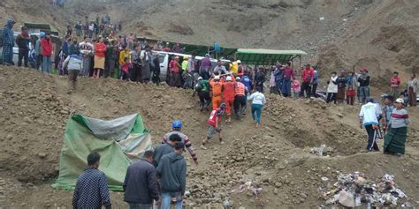 Three Bodies Found, But Scores Buried By Landslide at Myanmar Jade Mine ...