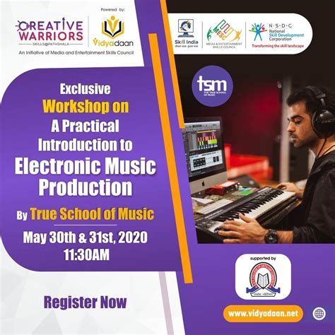 Exclusive Workshop on “A Practical Introduction to Electronic Music ...