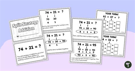 Image result for Split Strategy for Addition