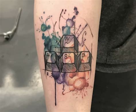 Image result for Computer Keyboard Tattoo