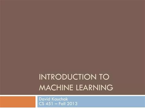 Image result for Machine Learning Introduction Ppt Presentation
