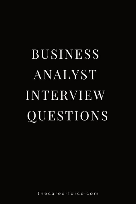 Image result for BA Interview Questions