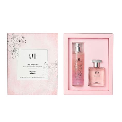 AND Love Muse Citrus Eau De Parfum 50Ml & Dainty Glam Body Mist 200Ml ...