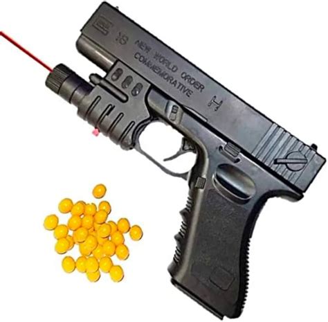 Laser Light Gun Toy with 100+ Bullets for Kids Toys | Multi-Color Air ...