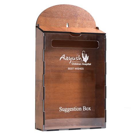 Wooden Suggestion Box - My Creatives