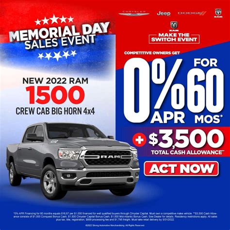 2022 Memorial Day Sales Event - Big Savings | Safford CJDRF of Fredericksburg