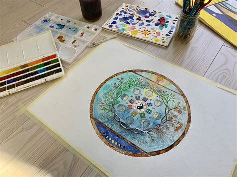 Yin & Yang Cycles of Nature Wheel of the Year Moon - Etsy Australia
