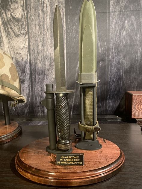 US-M4 & US-M7 Bayo & Scabbard display stands. Korean India | Ubuy