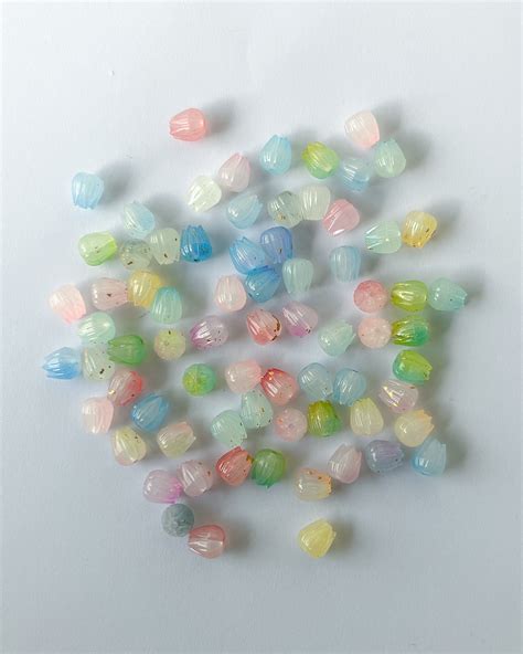 Mix tulip beads- 25 grams – Sonal Beads