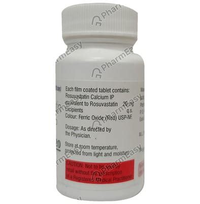 Rozavel 20 MG Tablet (90): Uses, Side Effects, Price & Dosage | PharmEasy