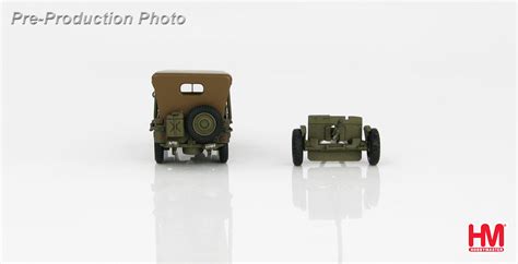 Willys Jeep with 37mm aniti-tank gun 3rd Bttn., 1st Armored Rgt., 1st ...