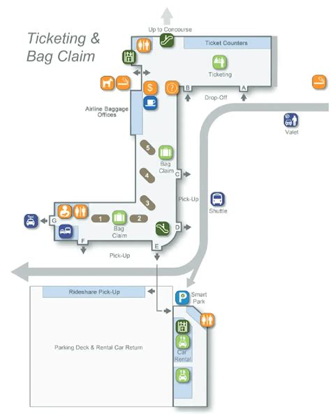 Little Rock Airport Terminal Map (2025-2024) - All Maps